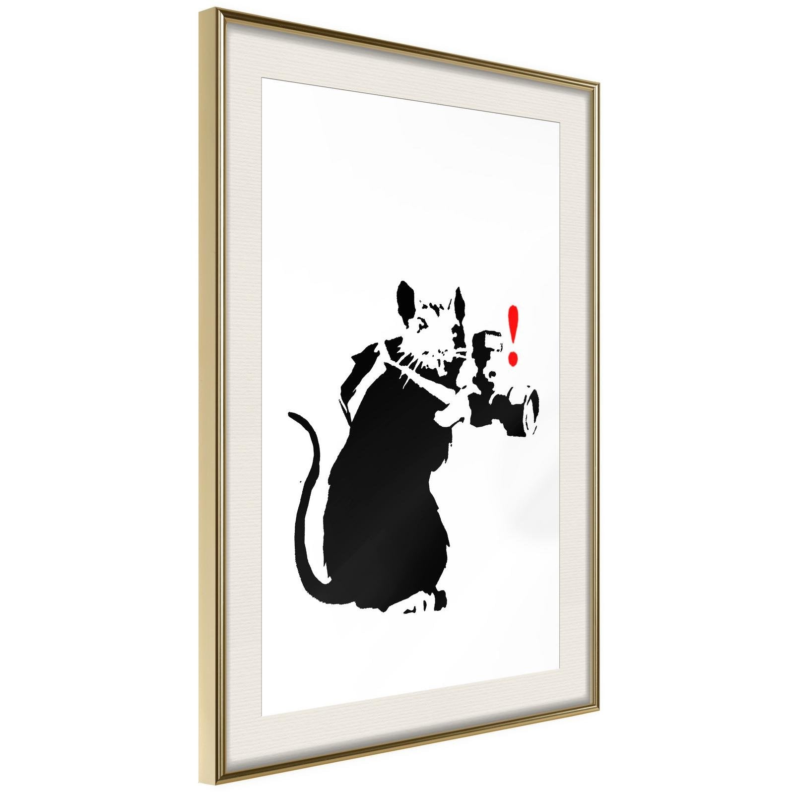 Poster Banksy - Rat Photographer