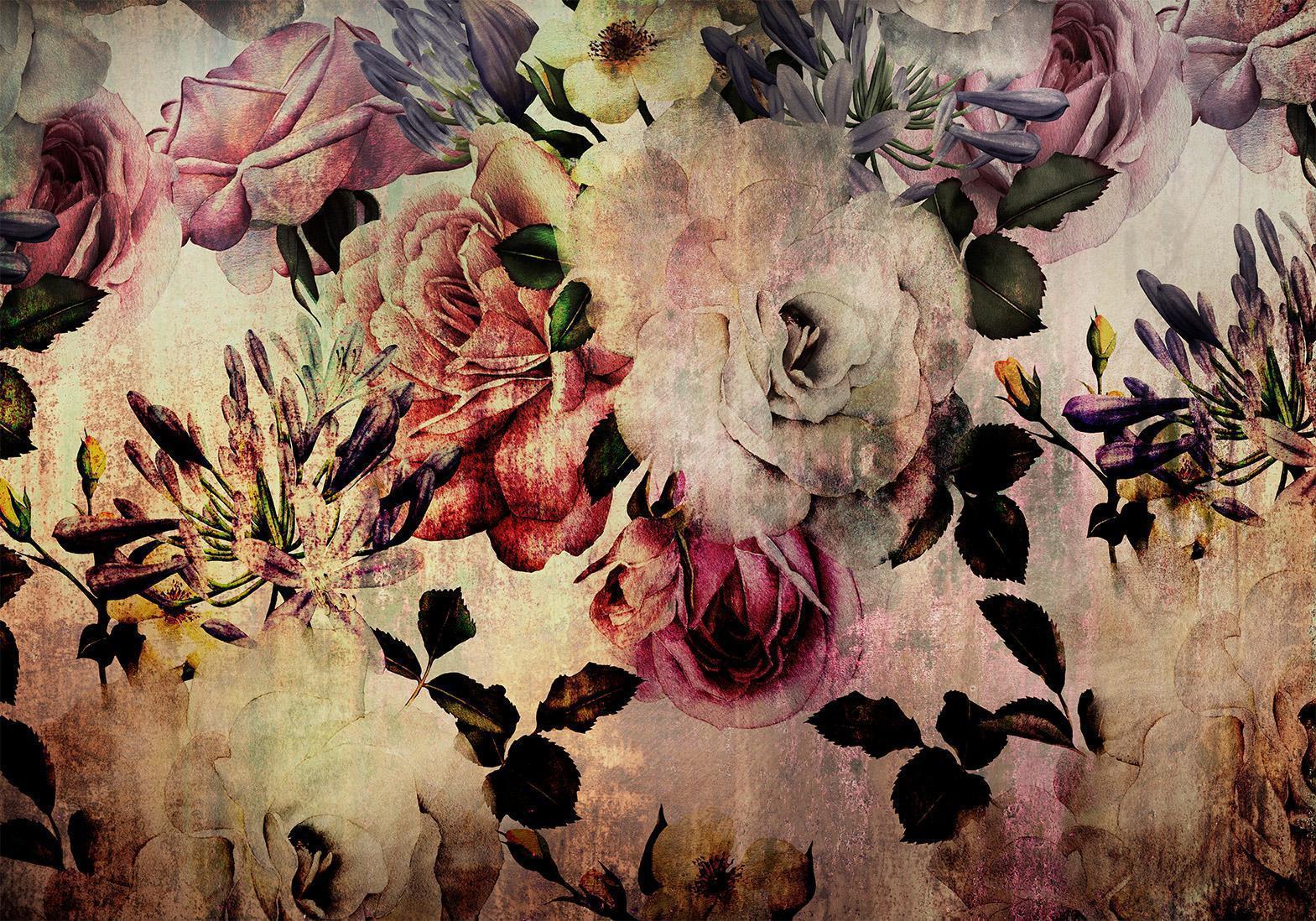 Papier peint - Nostalgia Flowers