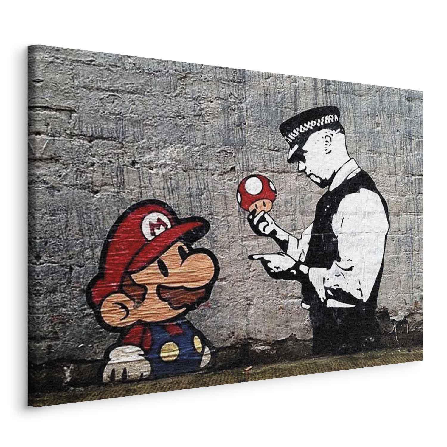 Tableau - Mario and Cop by Banksy