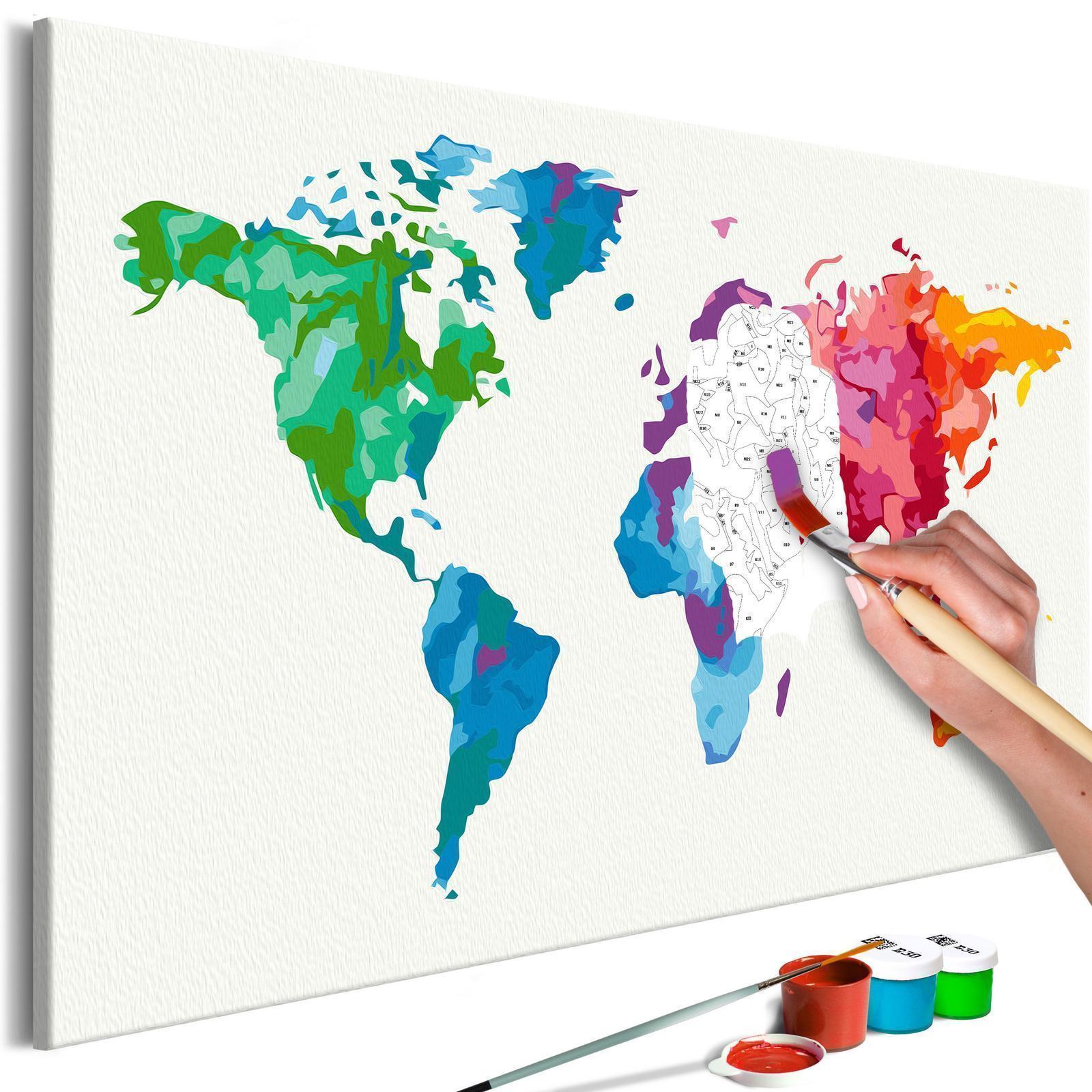 Peinture par numéros - Colours of the World