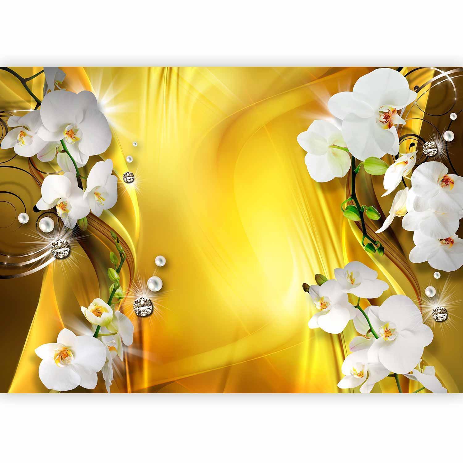 Papier peint - Orchid in Gold