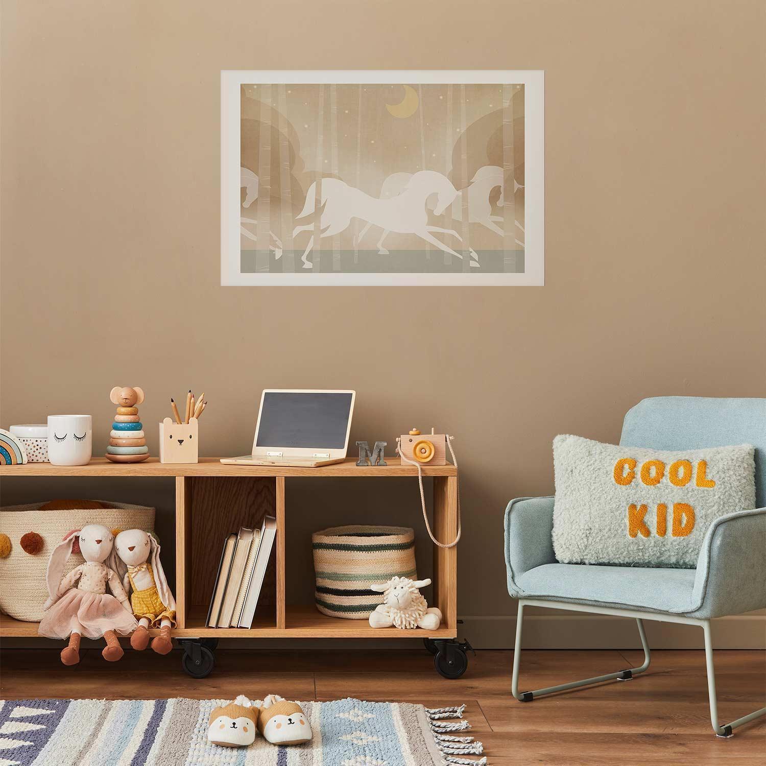 Poster - Galloping Horses