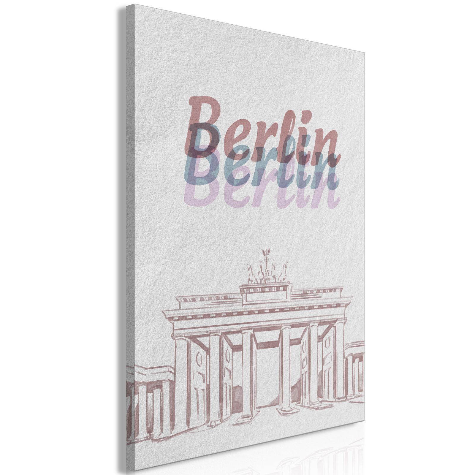 Tableau - Berlin in Watercolours (1 Part) Vertical