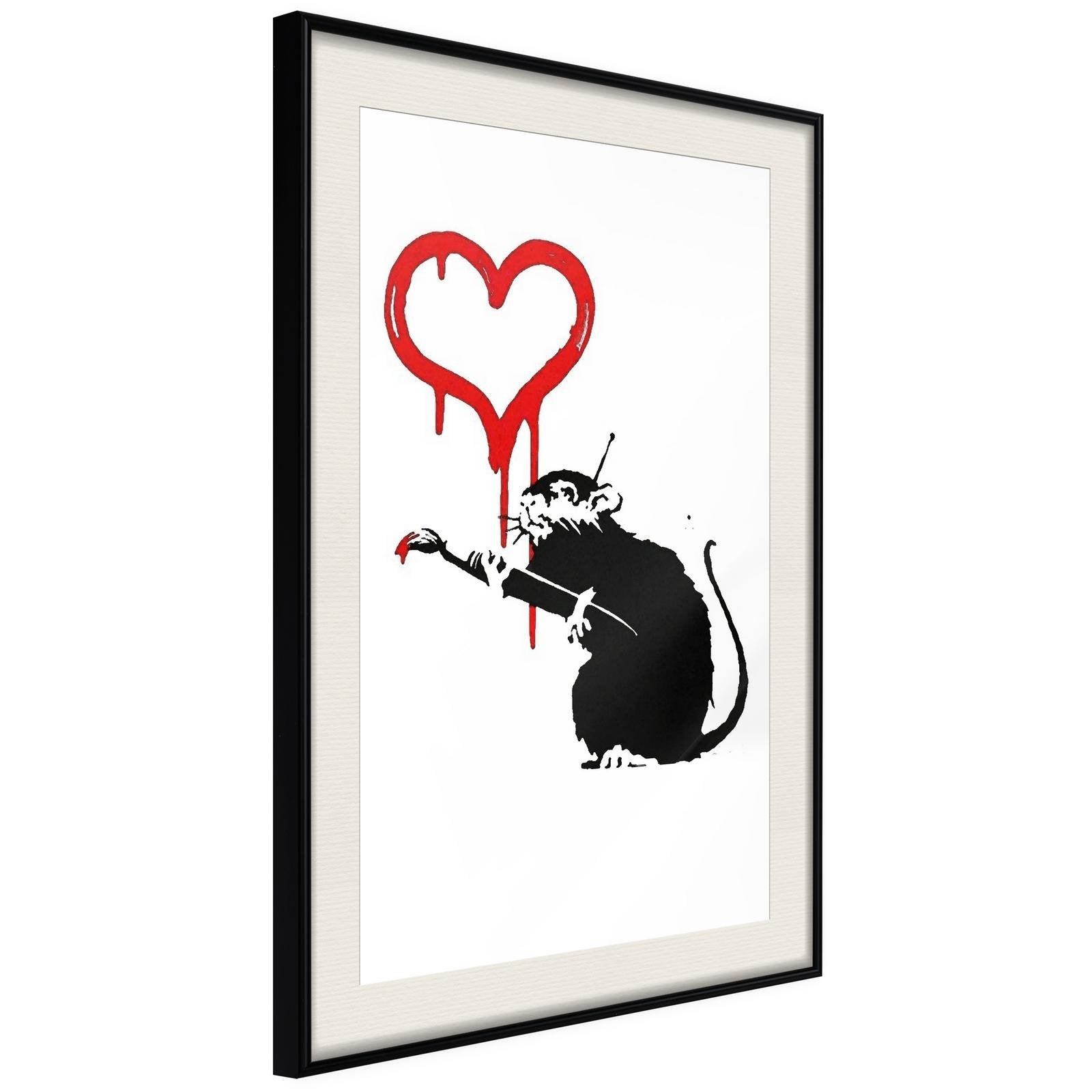 Poster Banksy love rat