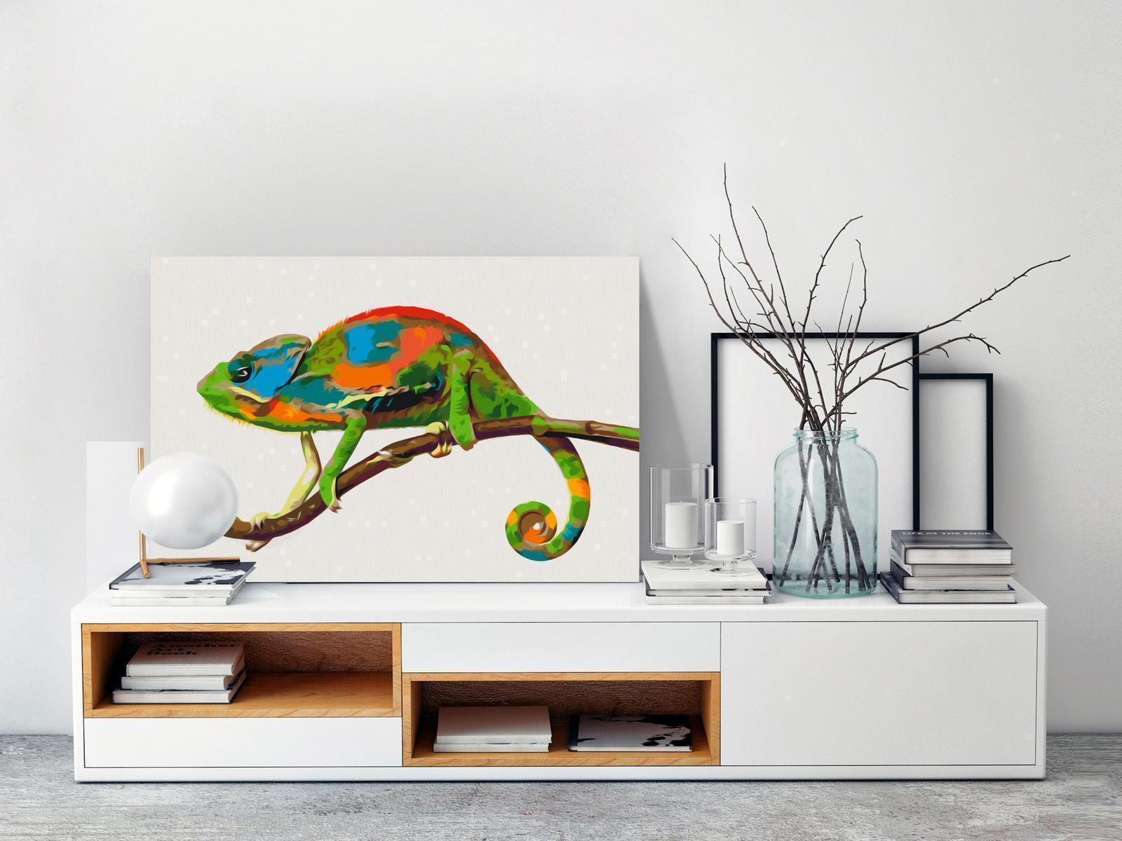 Peinture par numéros - Chameleon