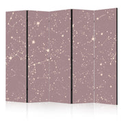 Paravent - Night Sky - Artistic Constellations and Stars in Pastel Shades