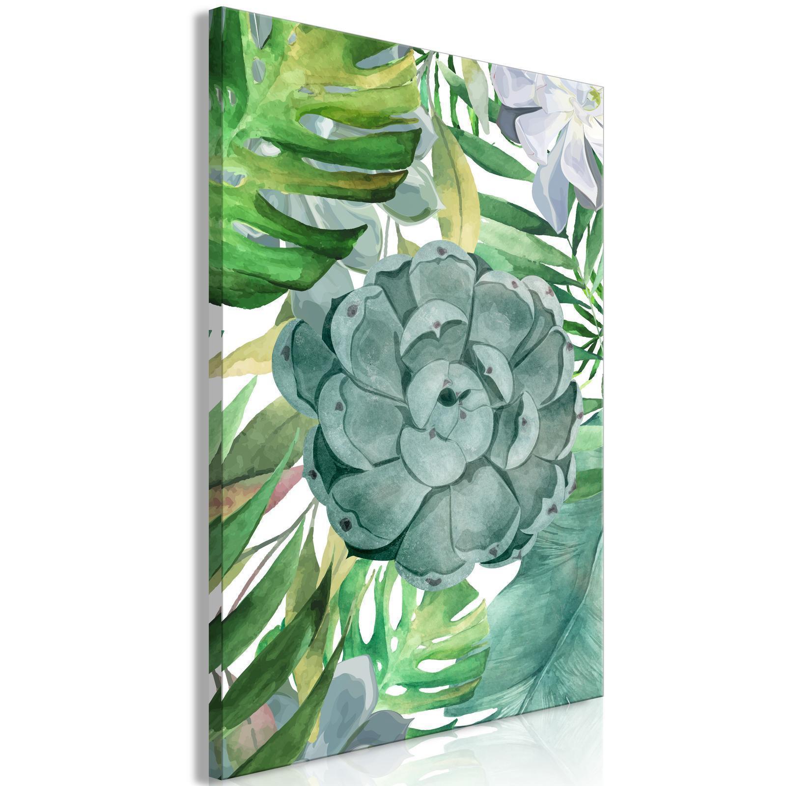 Tableau - Tropical Flora (1 Part) Vertical