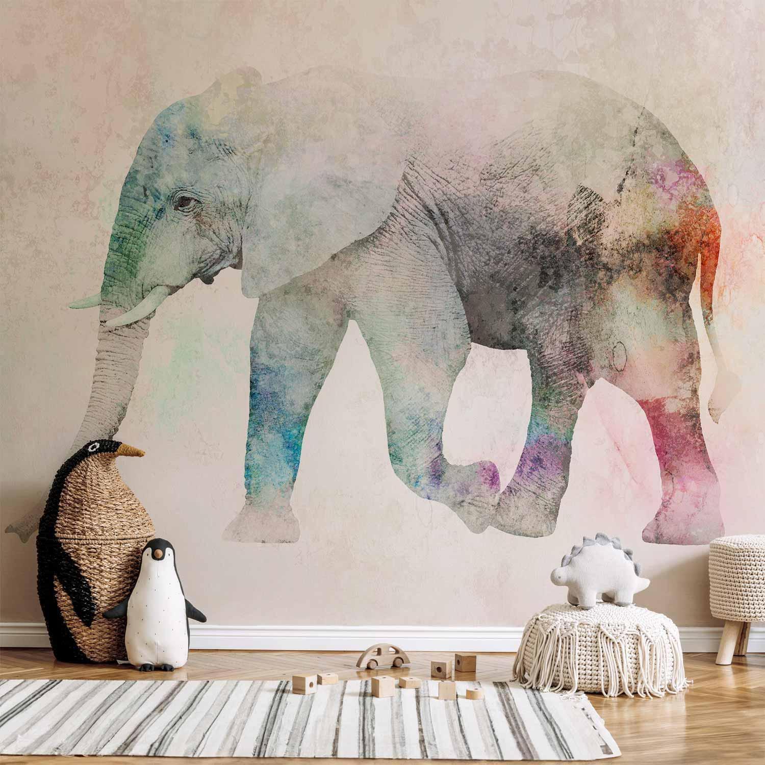 Papier peint - Painted Elephant