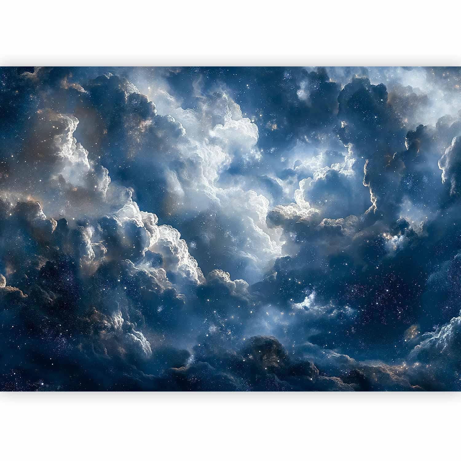 Papier peint - Astronomical Wonders: Clouds and Stars in Harmonious Combination