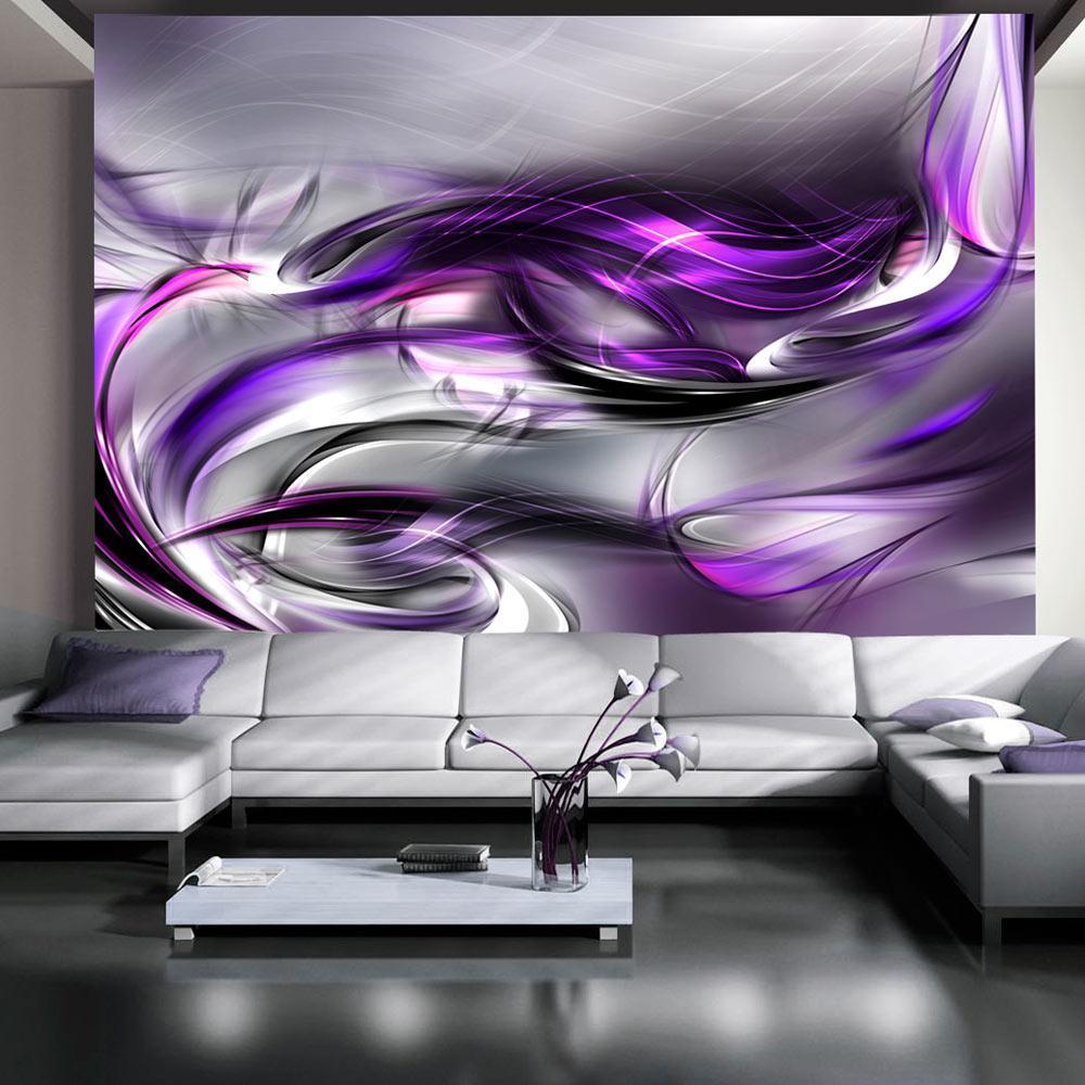 Papier peint - Purple Swirls