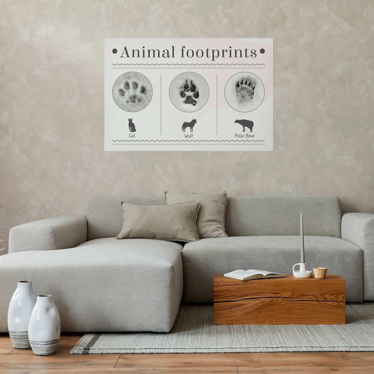 Poster - Paw Prints