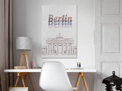 Tableau - Berlin in Watercolours (1 Part) Vertical