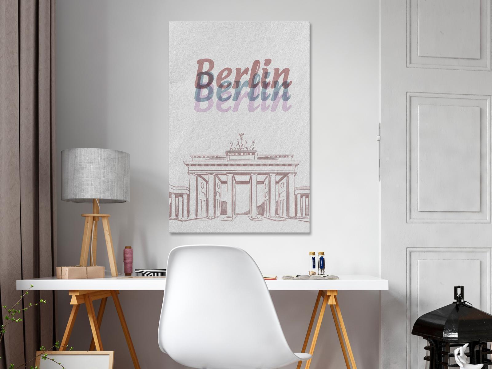 Tableau - Berlin in Watercolours (1 Part) Vertical