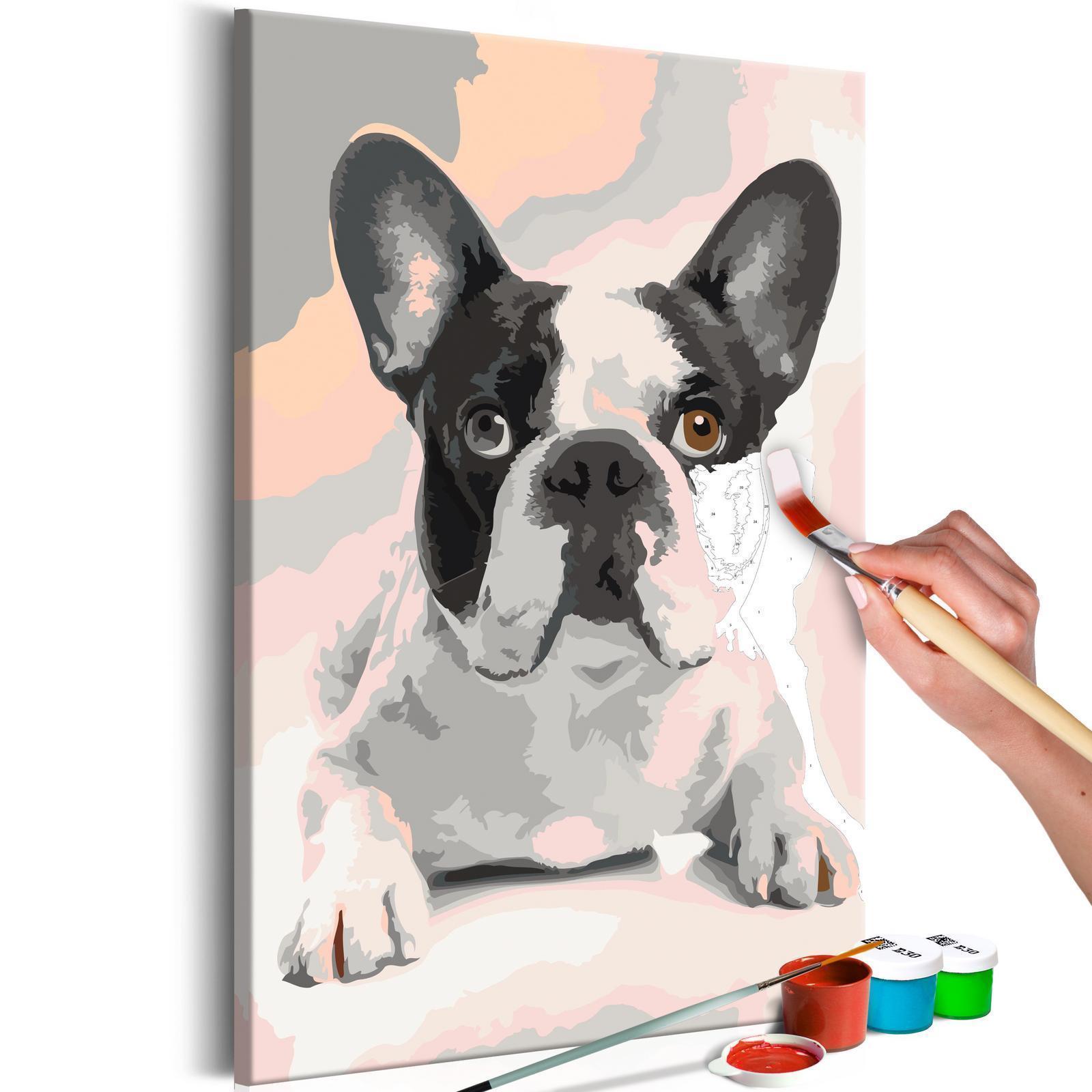 Peinture par numéros - French Bulldog