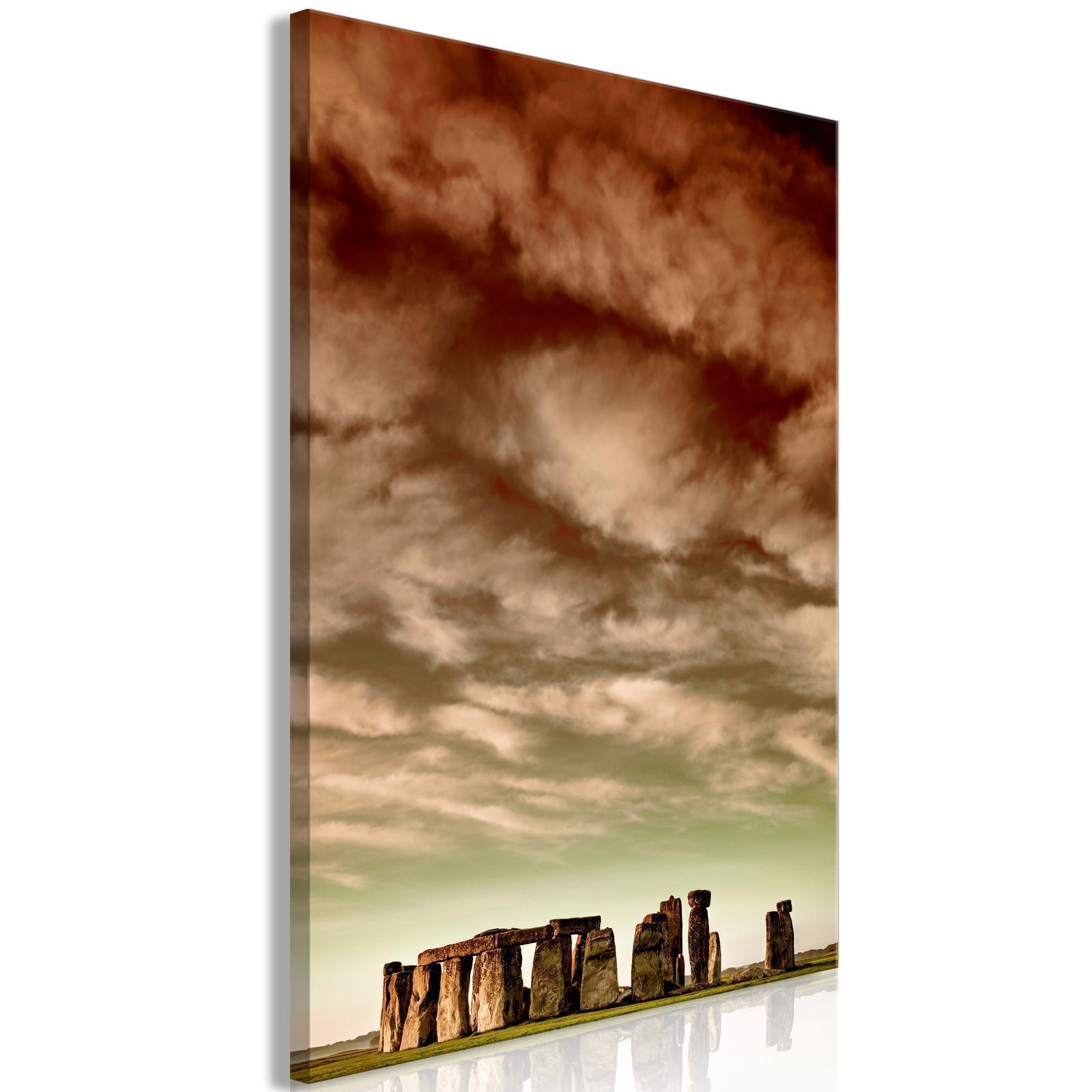 Tableau - Clouds Over Stonehenge (1 Part) Vertical