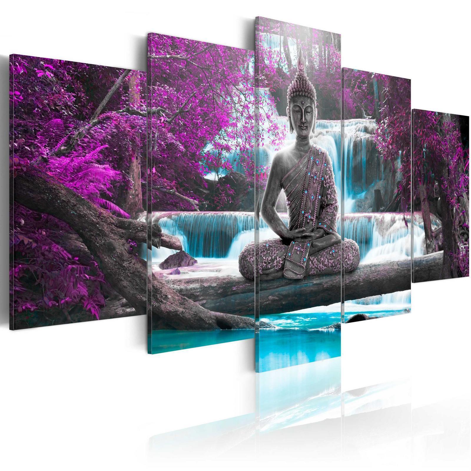 Tableau - Waterfall and Buddha