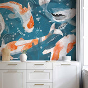 Papier peint - Koi Fishes - Second Variant