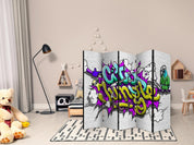 Paravent - City Jungle - graffiti II