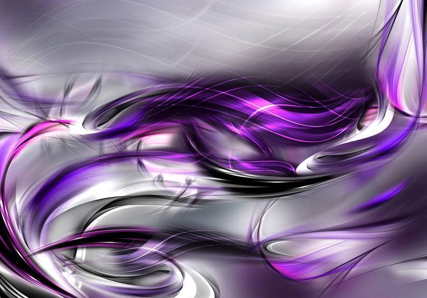 Papier peint - Purple Swirls