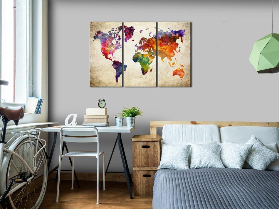 Tableau - The World's Map in Watercolor