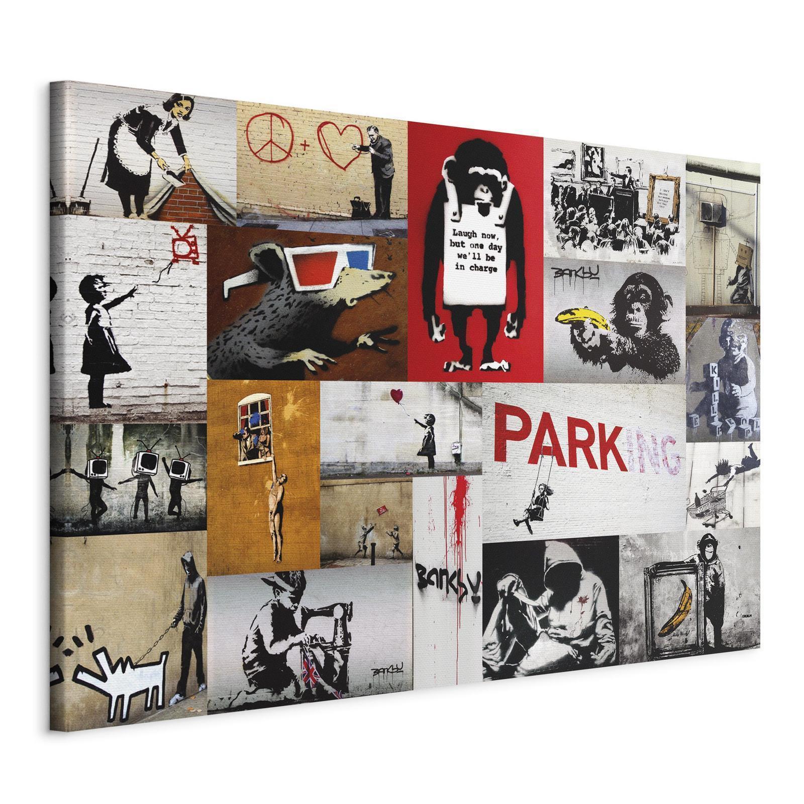 Tableau - Banksy - collage