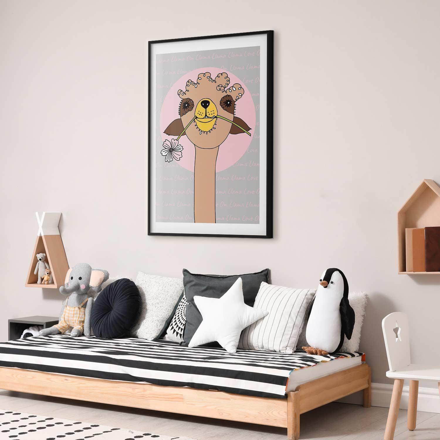 Poster - Cheerful Llama