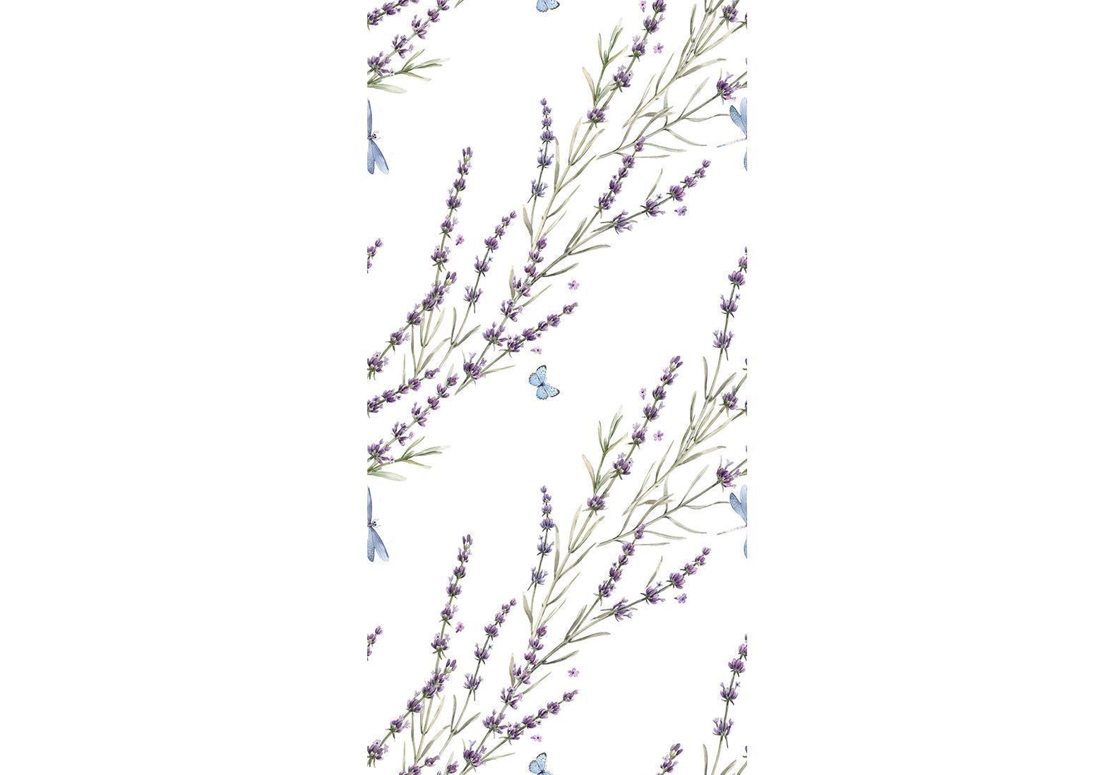 Tapisserie murale - Butterflies Among the Lavender