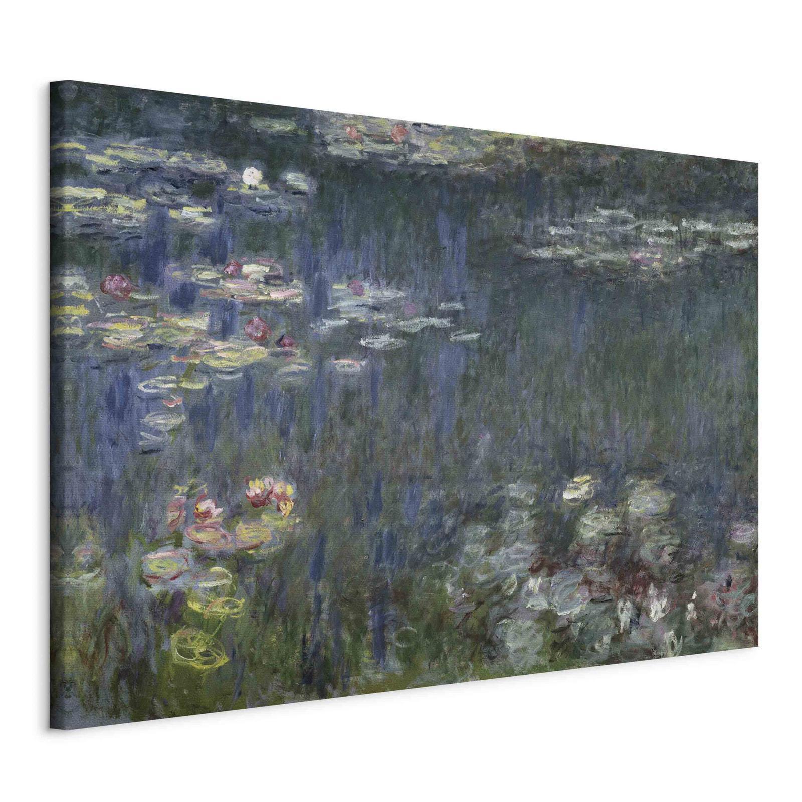 Tableau - Waterlilies: Green Reflections (Claude Monet)