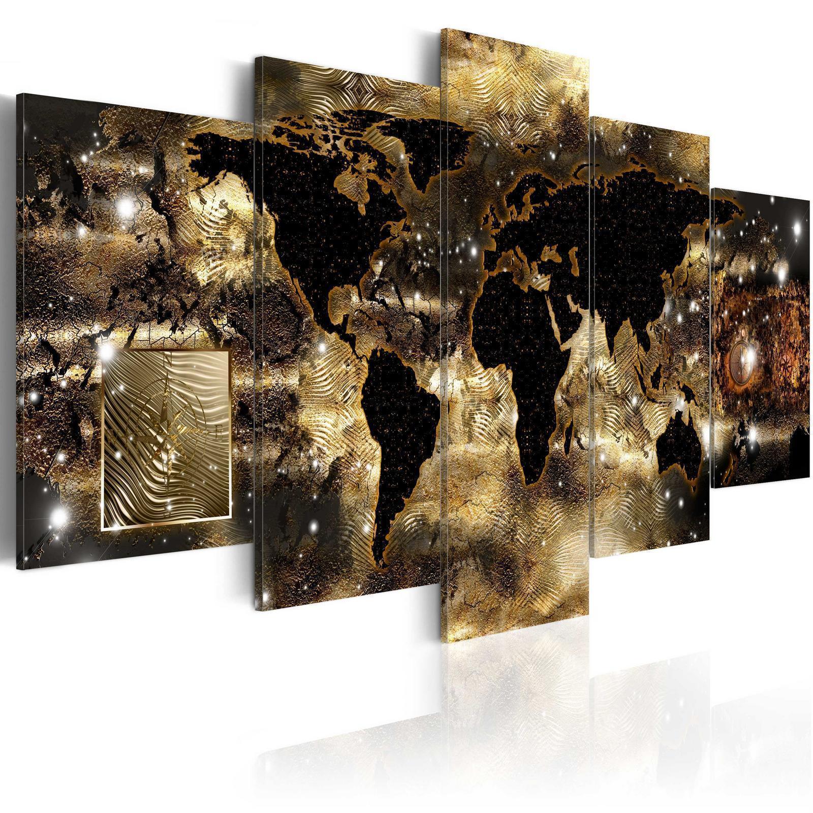 Tableau - Continents of bronze