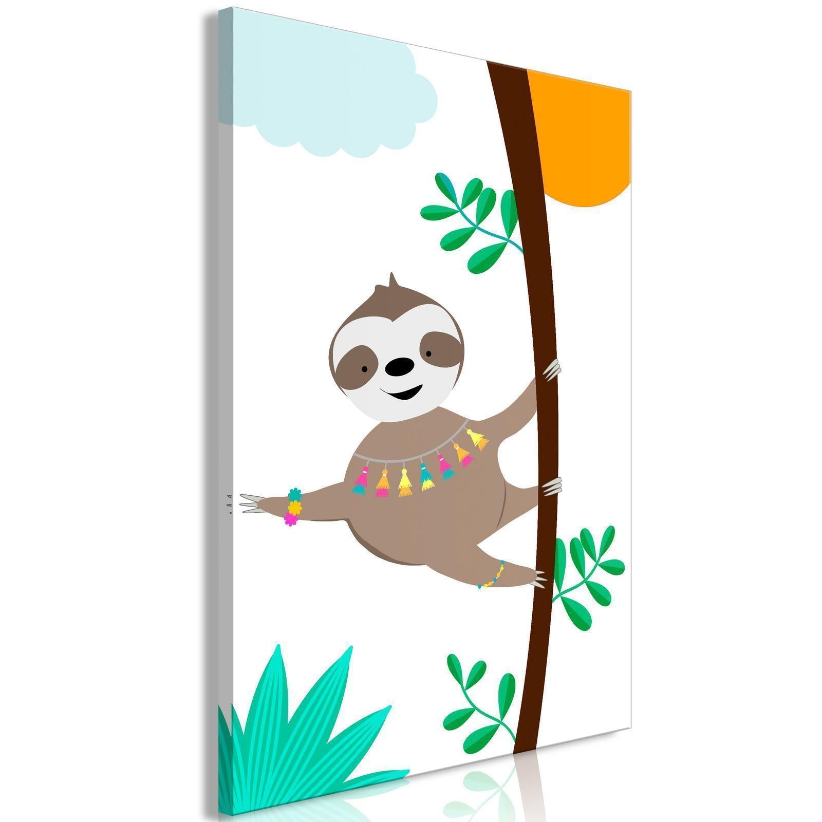 Tableau - Happy Sloth (1 Part) Vertical