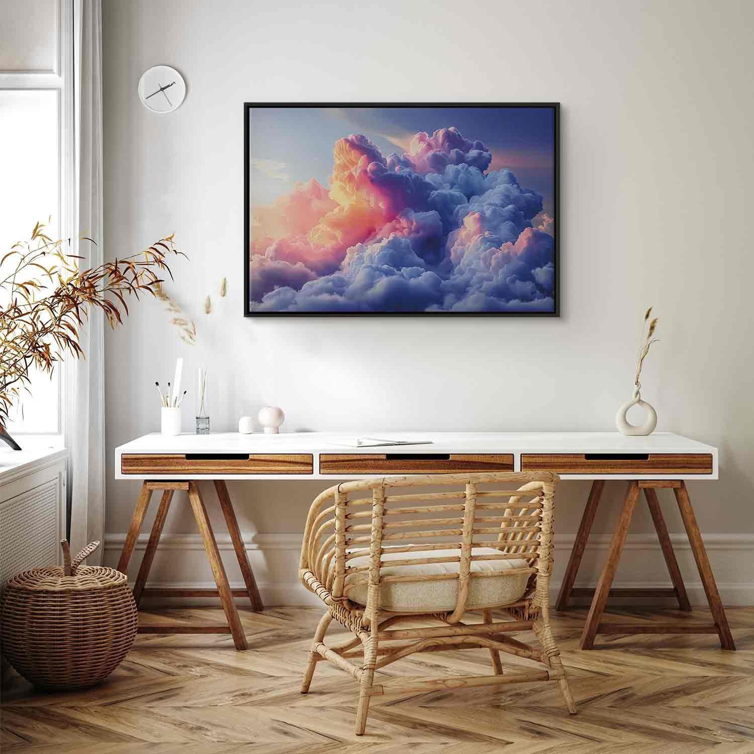 Tableau - Clouds Like Painted: Artistic Brushes of Dawn Painting the Sky