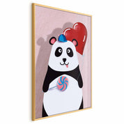 Poster - Panda with a Balloon