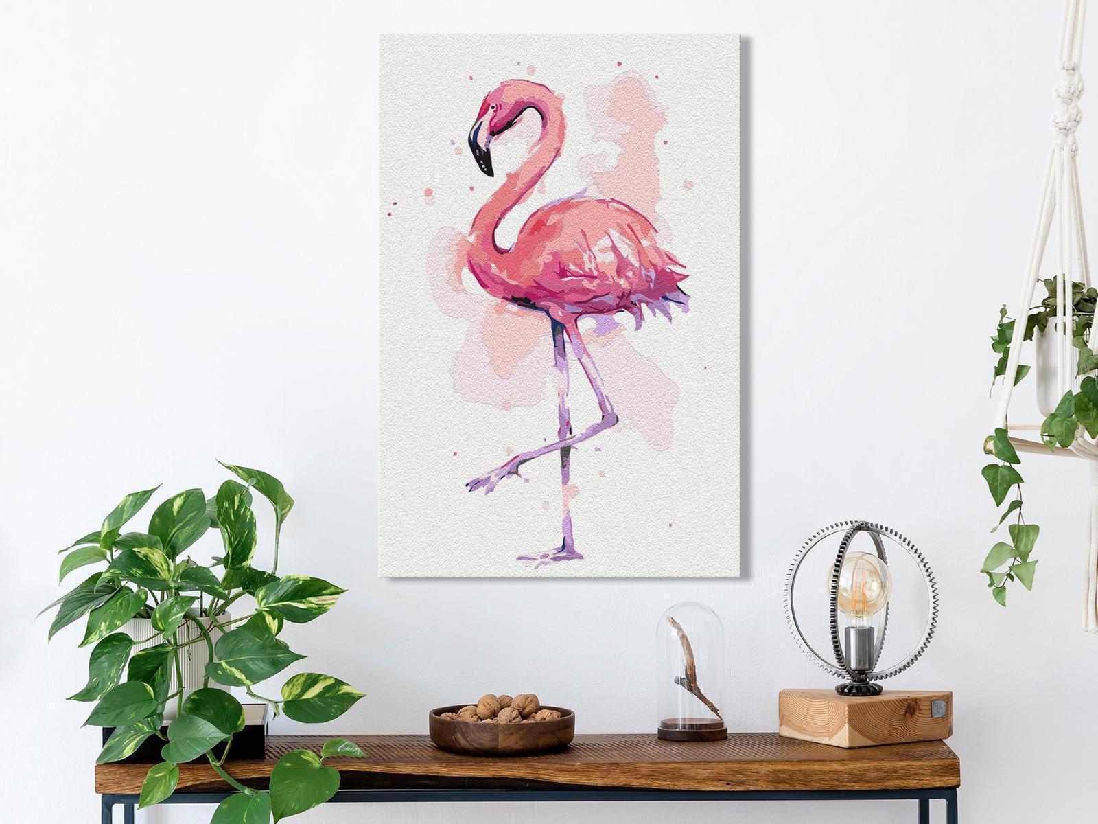 Peinture par numéros - Friendly Flamingo