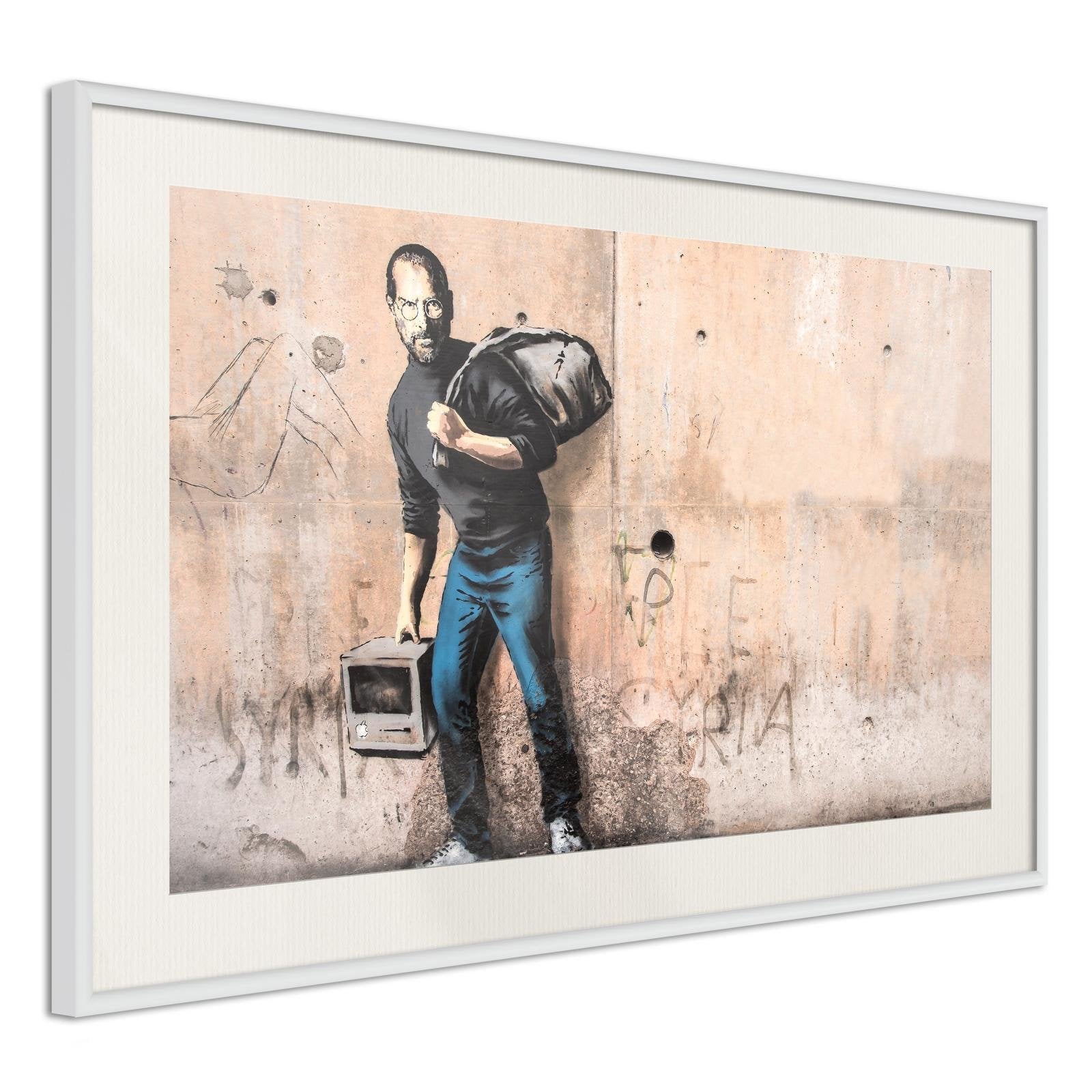 Poster Banksy the son of a migrant from syria