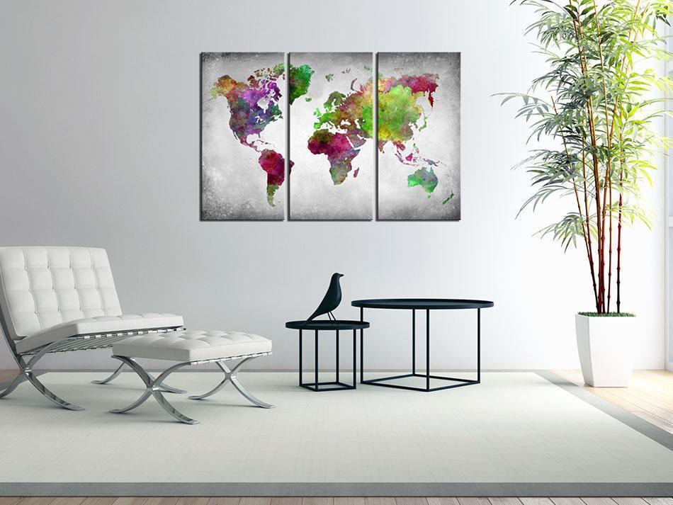 Tableau en liège - Diversity of World