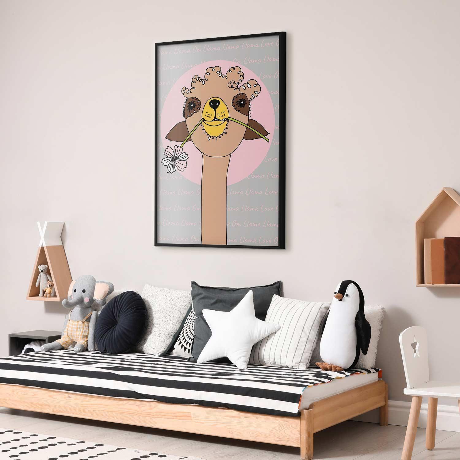 Poster - Cheerful Llama