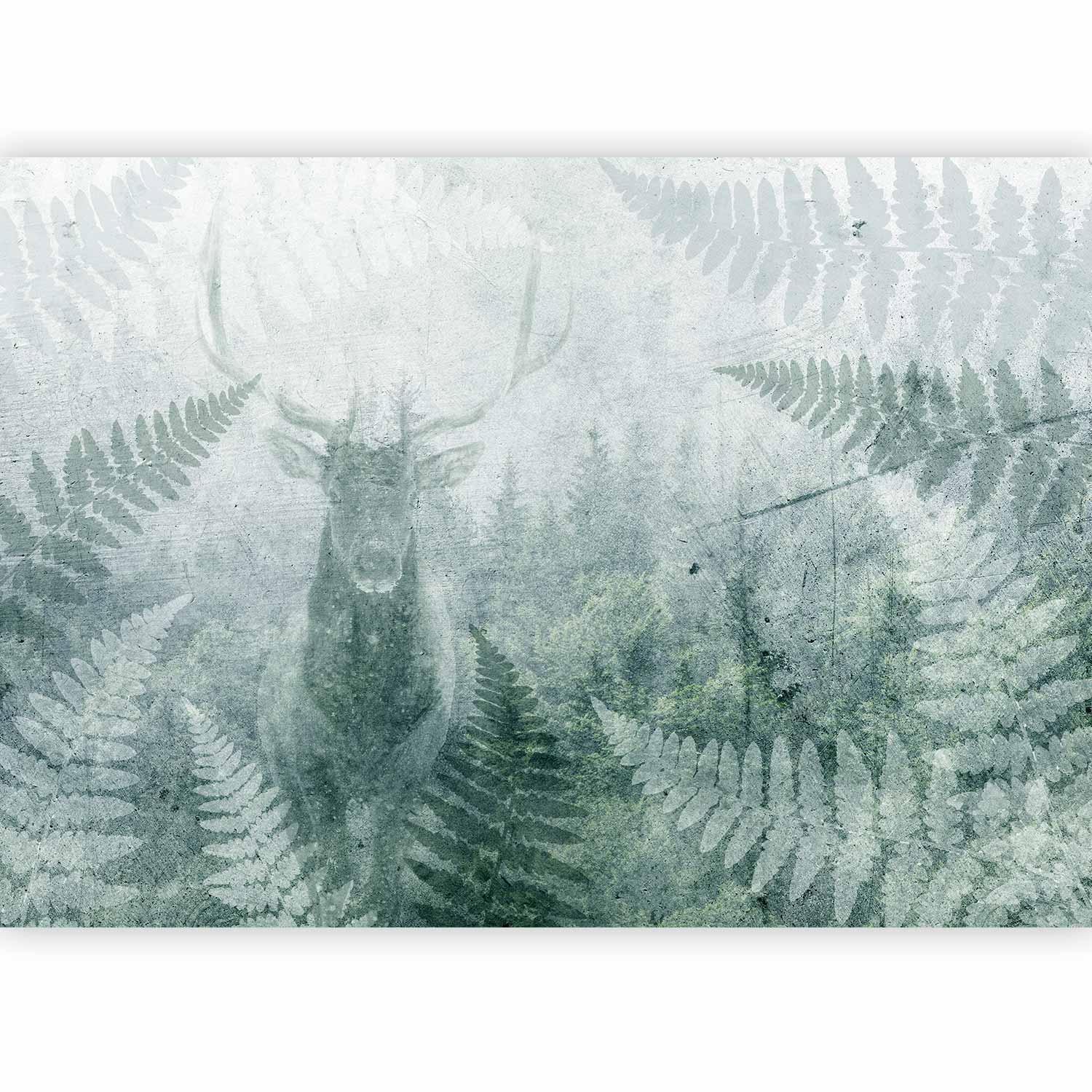 Papier peint - Deer in Ferns - Third Variant