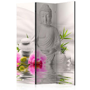 Paravent - Buddha and Orchids