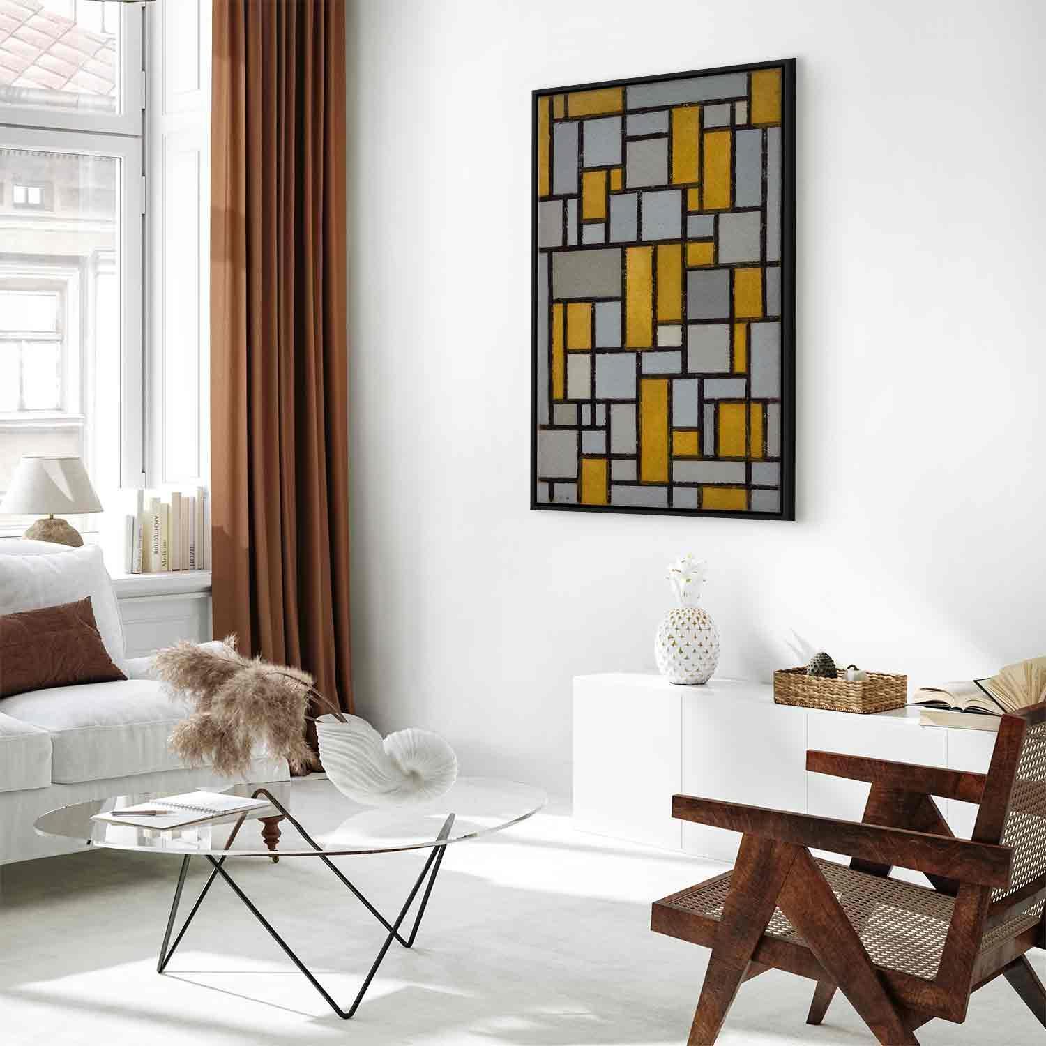 Tableau - Composition with grid 1 (Piet Mondrian)