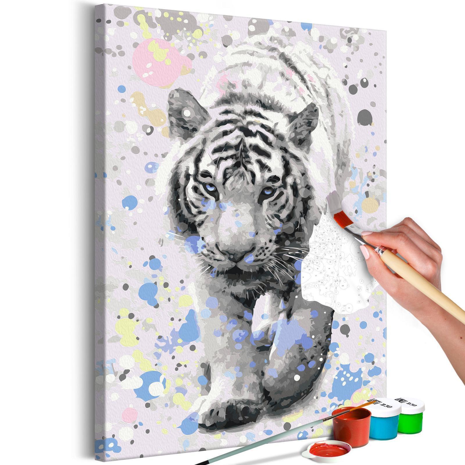 Peinture par numéros - White Tiger