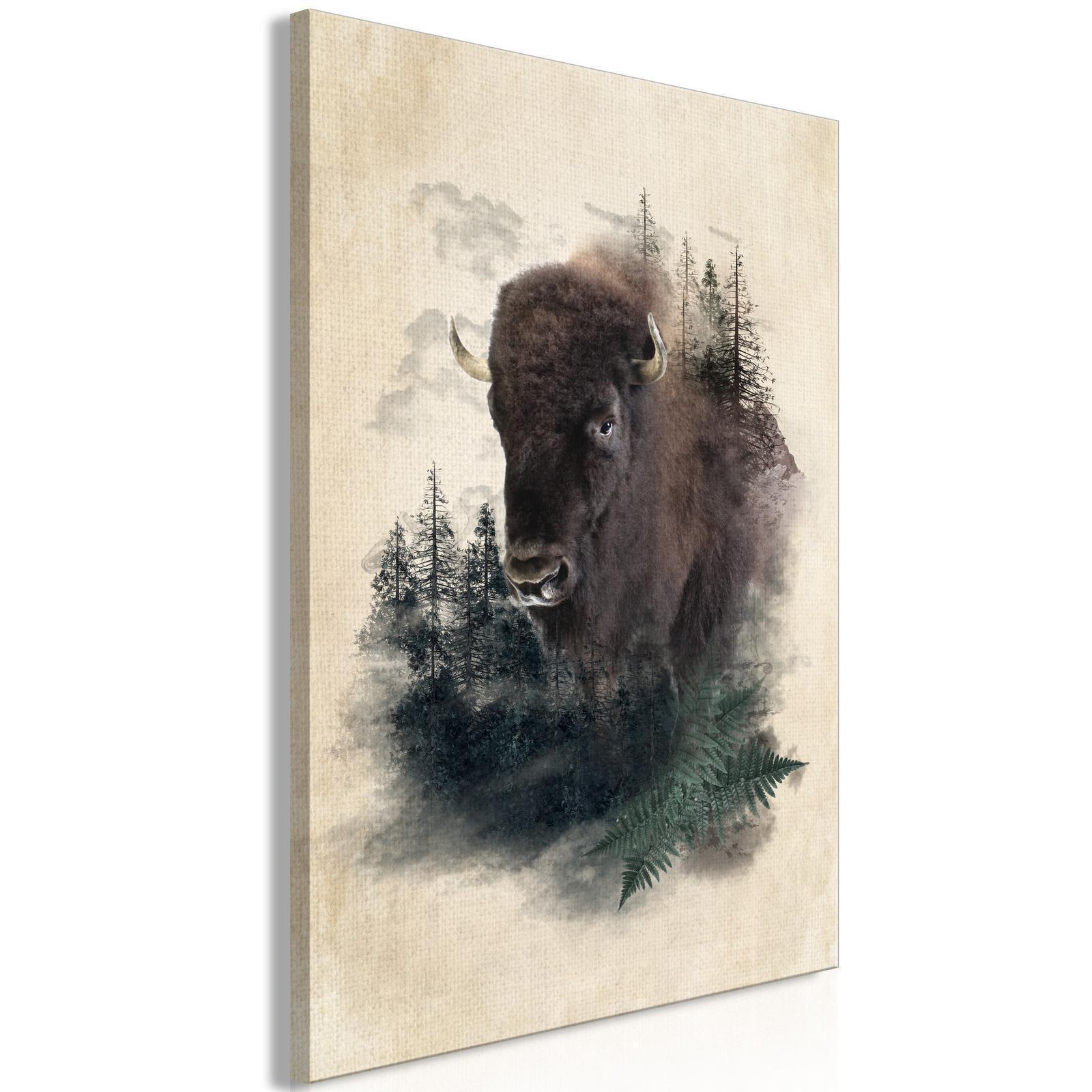 Tableau - Stately Buffalo (1 Part) Vertical