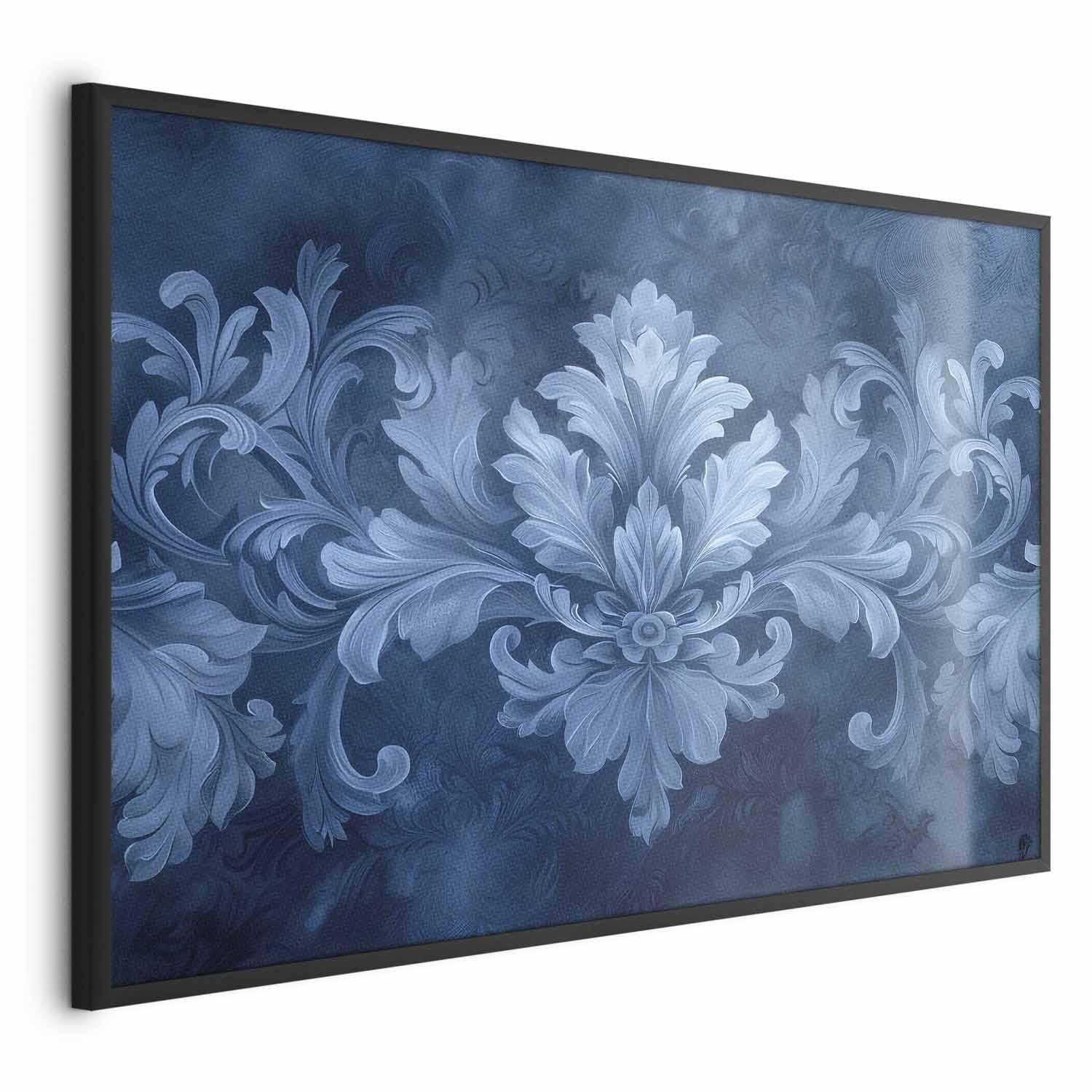 Poster - Blue Ornament in Cool Shades