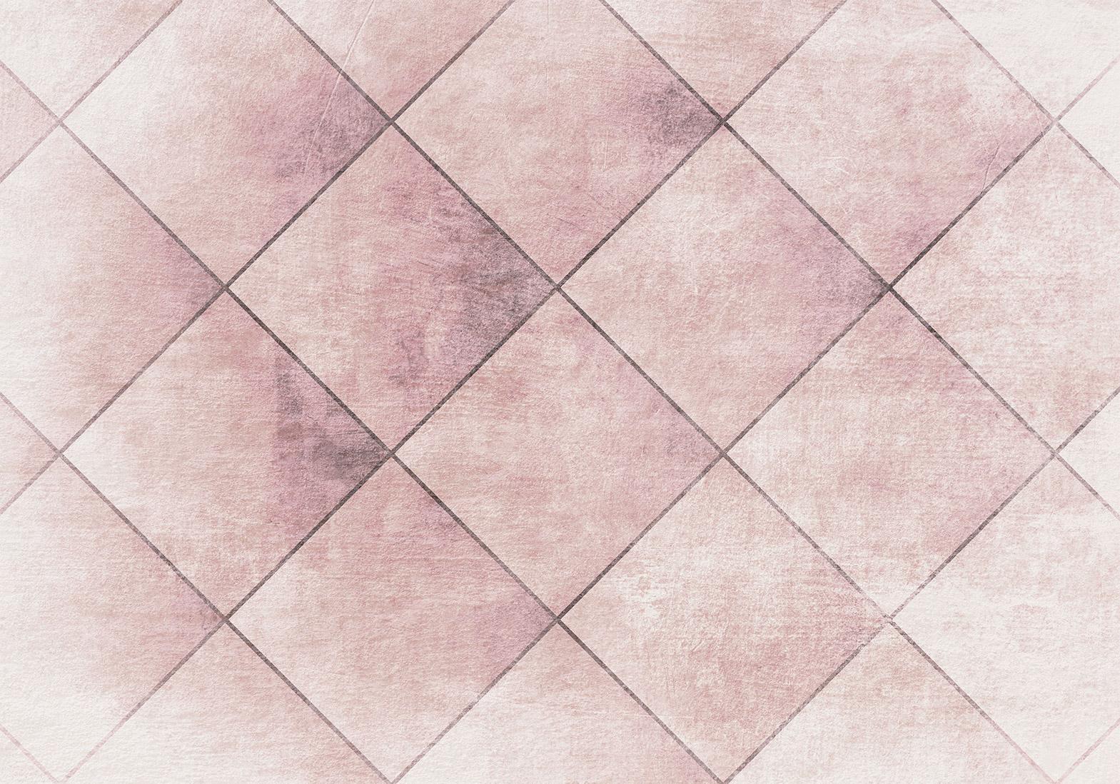 Papier peint - Perfect cuts - uniform geometric pattern in tiled pattern with pattern