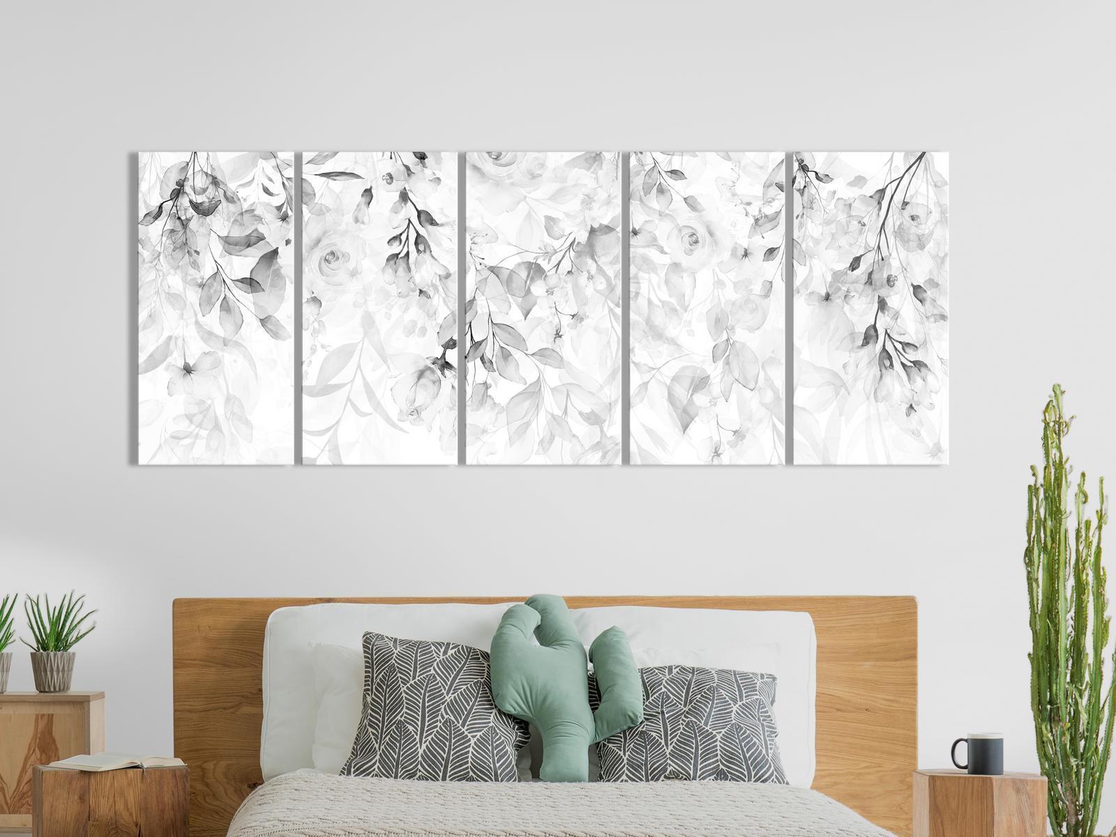 Tableau - Waterfall of Roses (5 Parts) Narrow - Third Variant