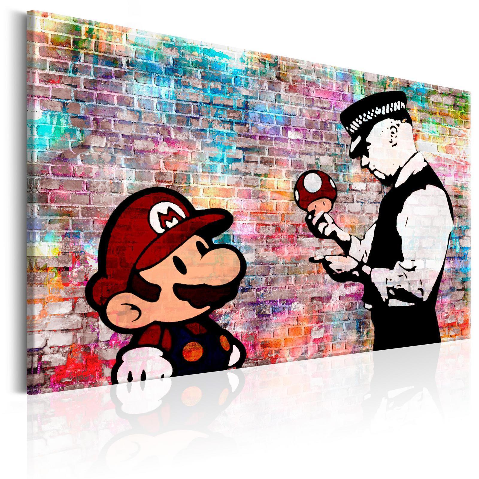 Tableau - Banksy: Colourful Brick