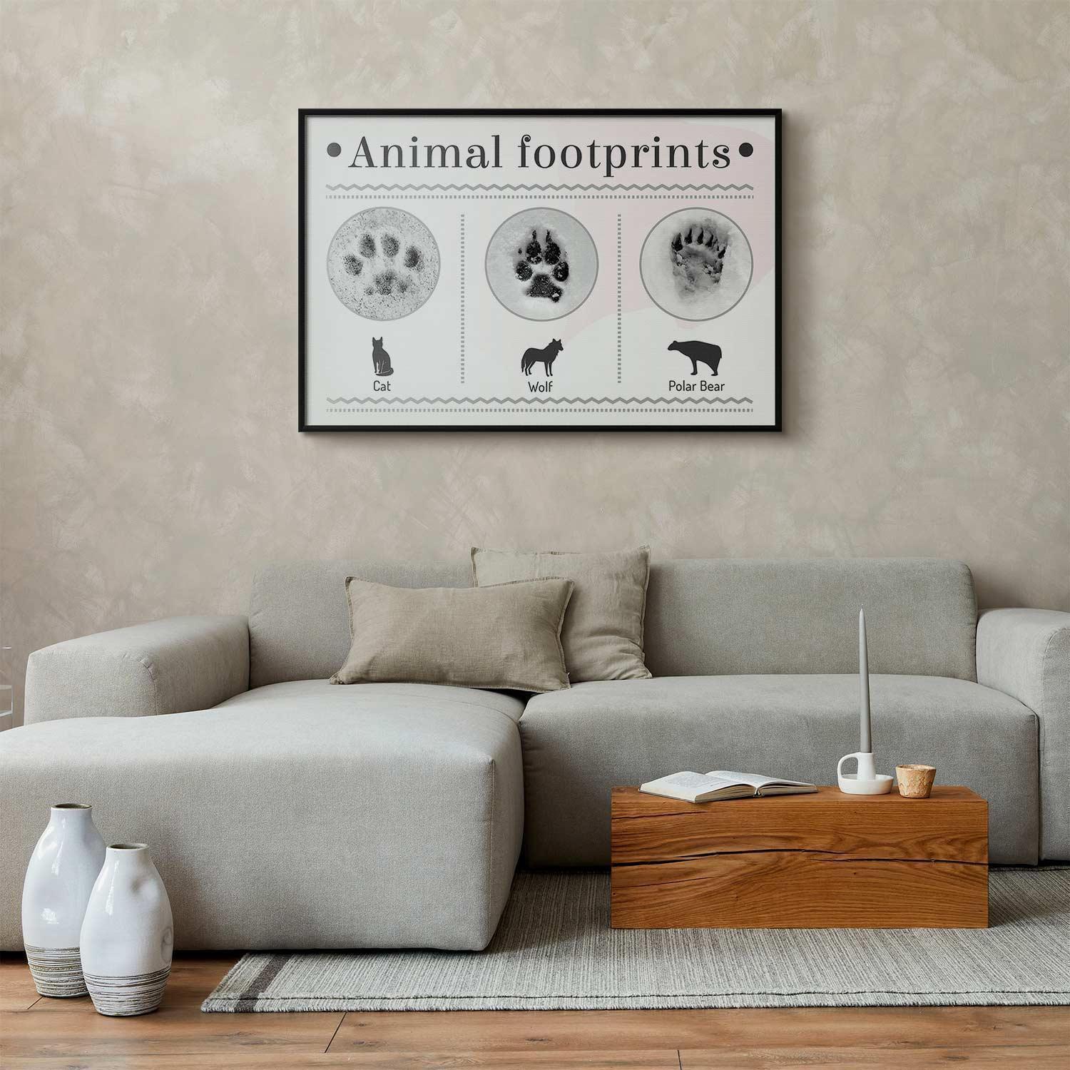 Poster - Paw Prints