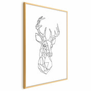 Poster - Geometric Deer