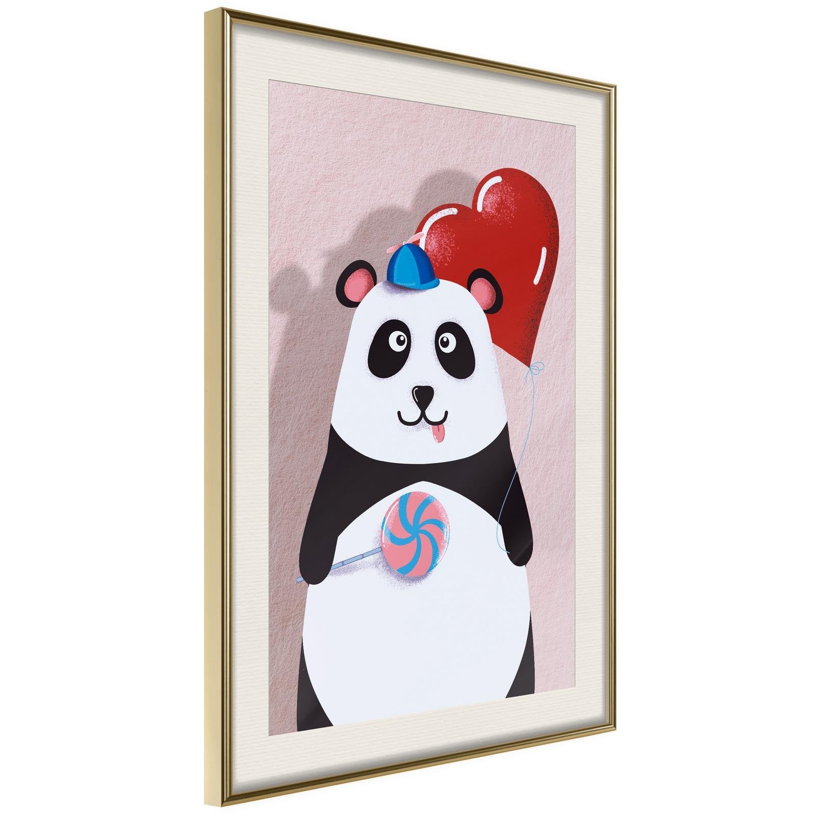 Affiche Panda Heureux