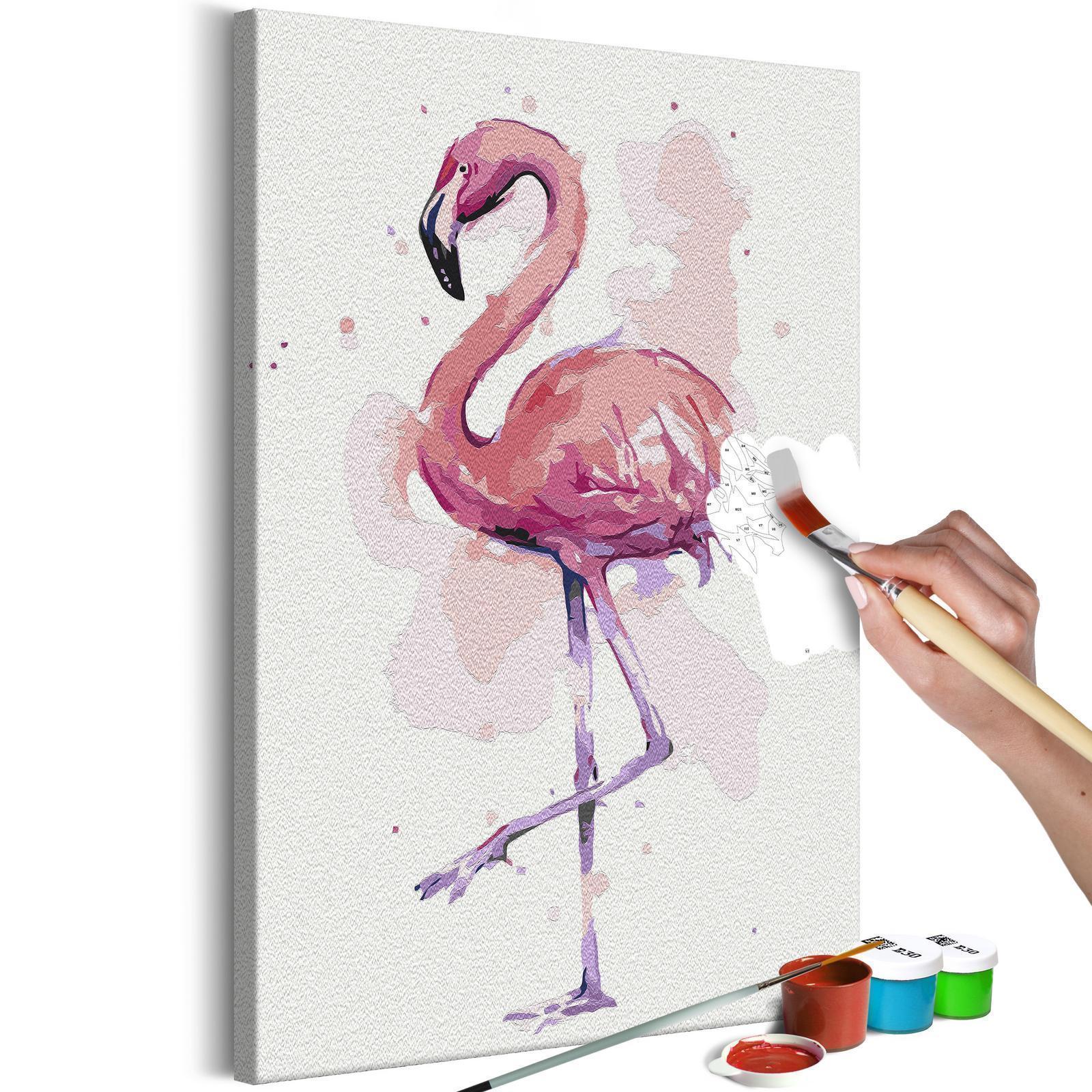 Peinture par numéros - Friendly Flamingo