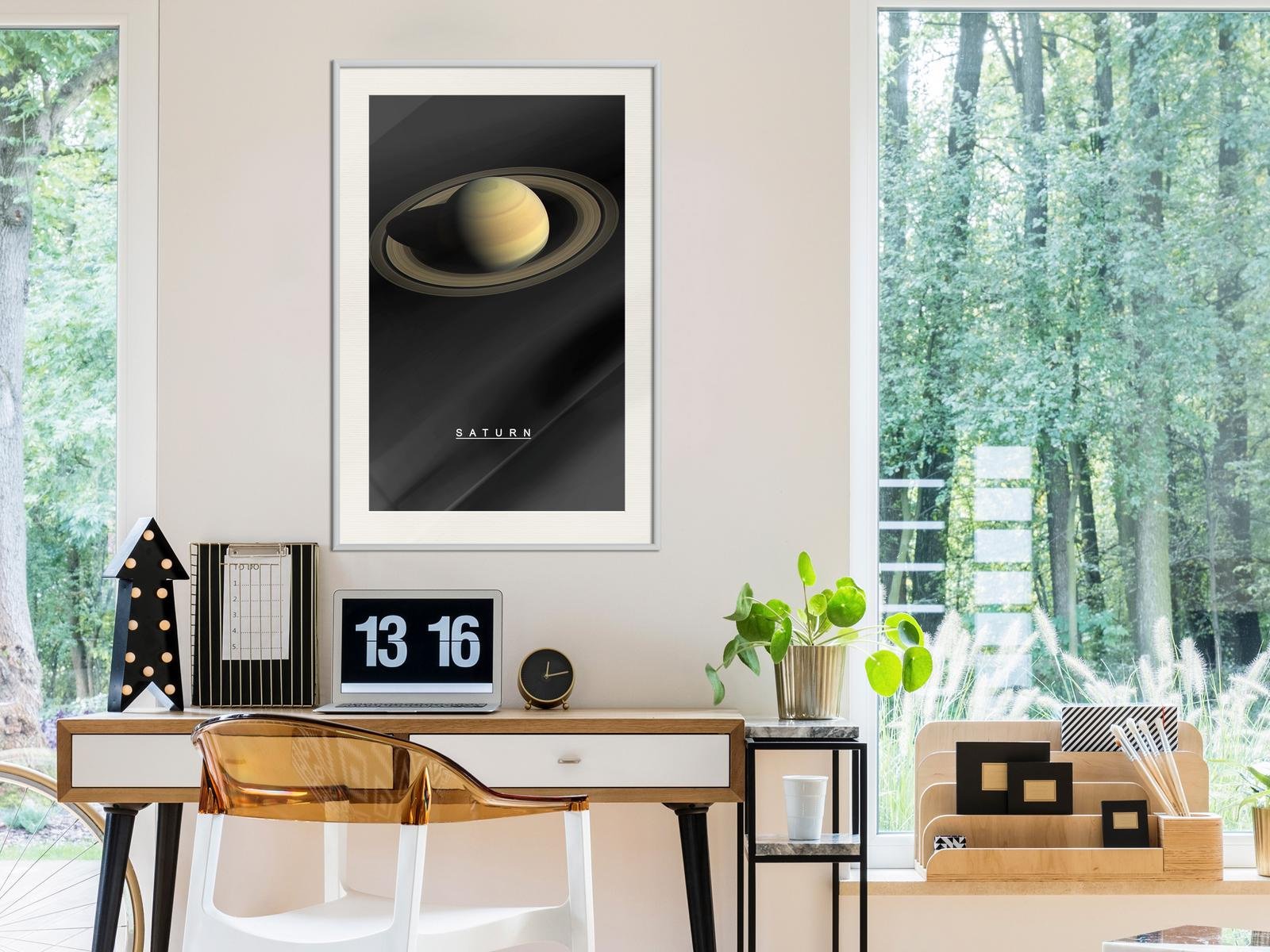 Poster Saturne du Système Solaire